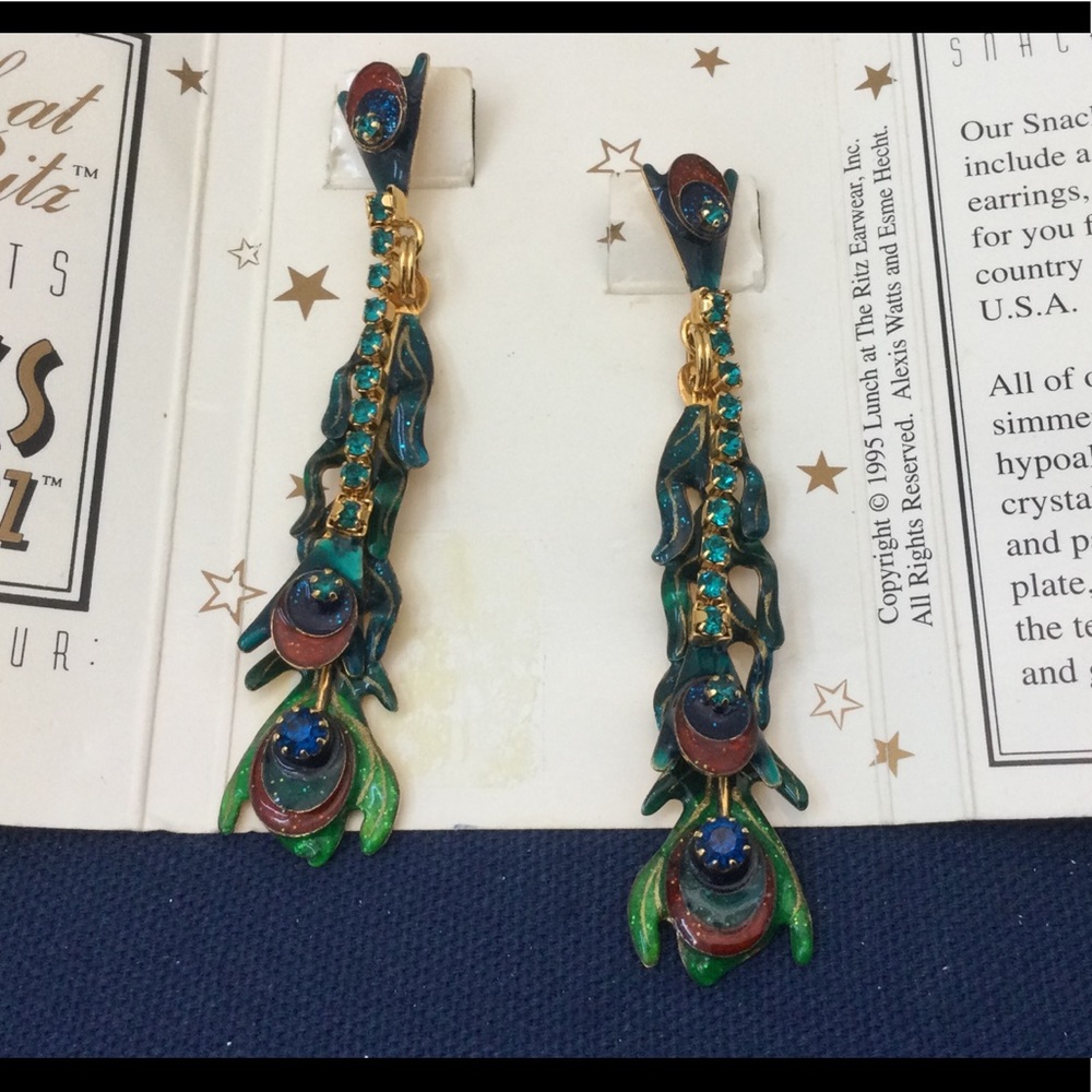 “Tossed Thyme” (Earrings) Snacks at the Ritz, 1995
